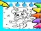 Leikur Magical Unicorn Coloring Pages á netinu