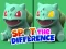 Leikur Pokimon Spot the differences á netinu