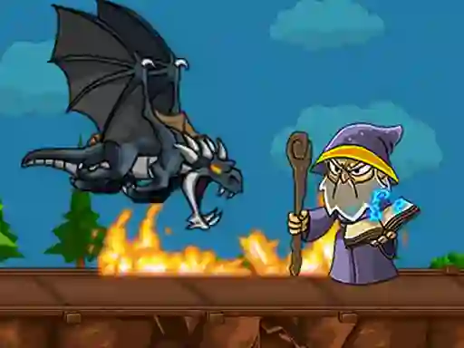 Leikur Dragon vs Mage á netinu
