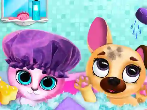 Leikur Cute Pet Friends á netinu