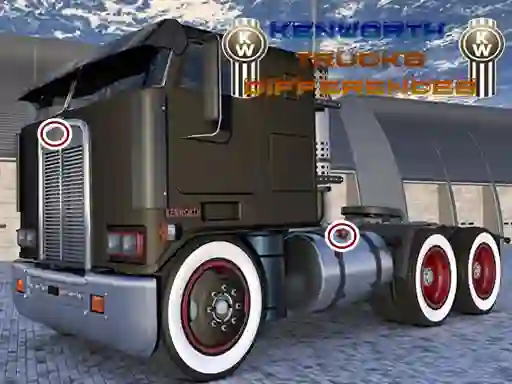 Leikur Kenworth Trucks Differences á netinu