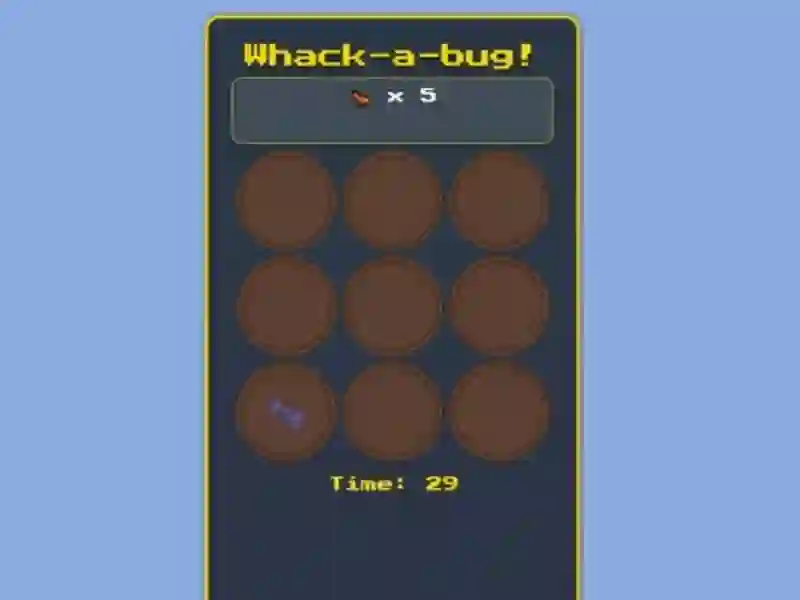Leikur Whack A Bug Challenge á netinu