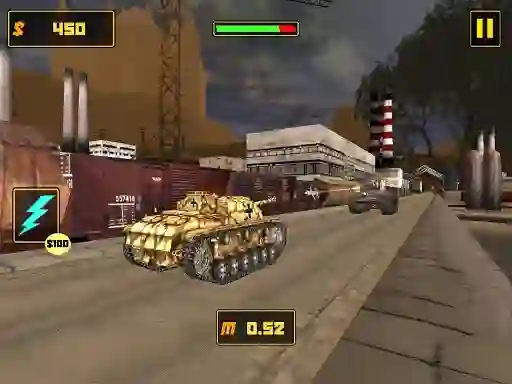 Leikur War Machines: Tank Battle á netinu
