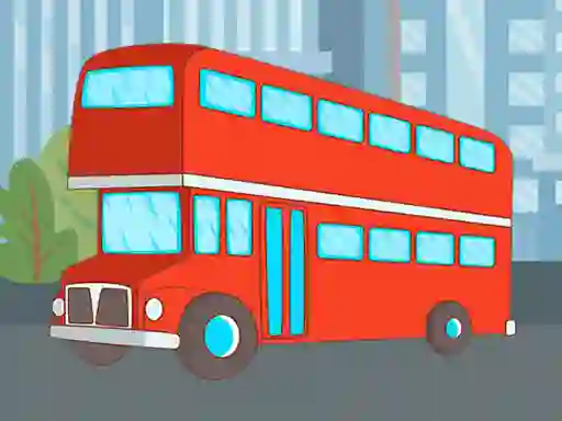 Leikur BUS JIGSAW á netinu