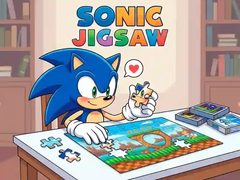 Leikur Sonic Jigsaw á netinu