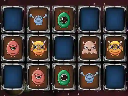 Leikur Aliens Memory Game á netinu