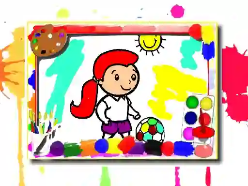 Leikur Football Coloring Book á netinu