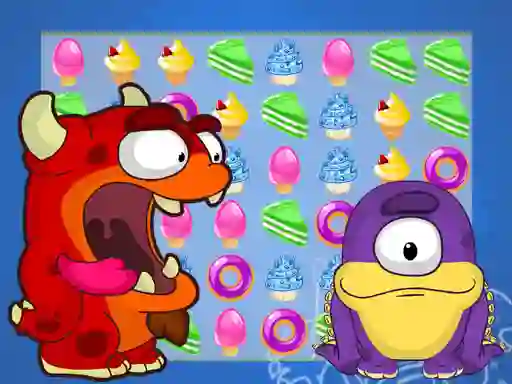 Leikur Candy Monster Match 3 á netinu