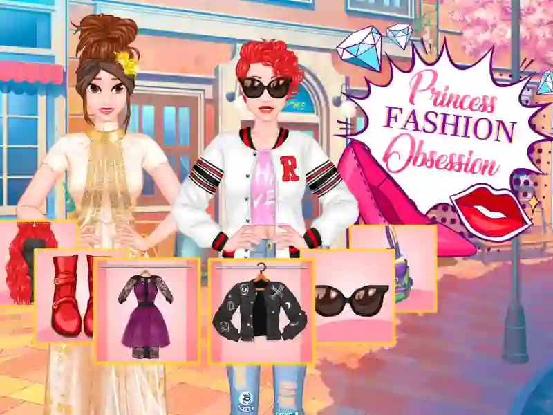 Leikur Princess Fashion Obsession á netinu