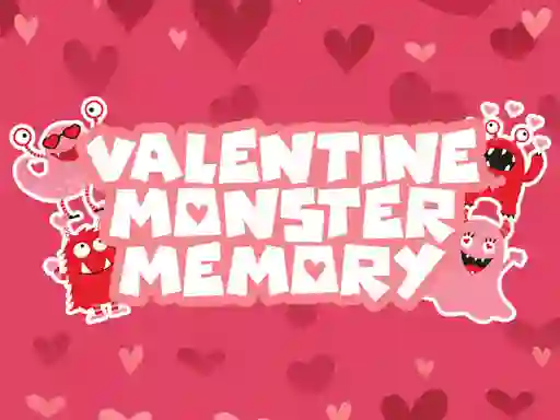 Leikur Valentine Monster Memory á netinu