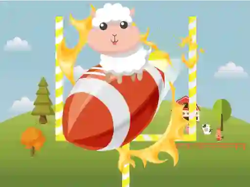 Leikur Animals Rugby Flick á netinu