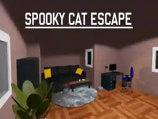 Leikur Spooky Cat Escape á netinu