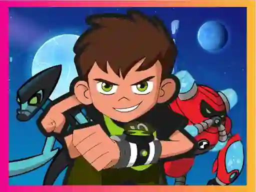 Leikur Ben 10 Colorful Universe á netinu