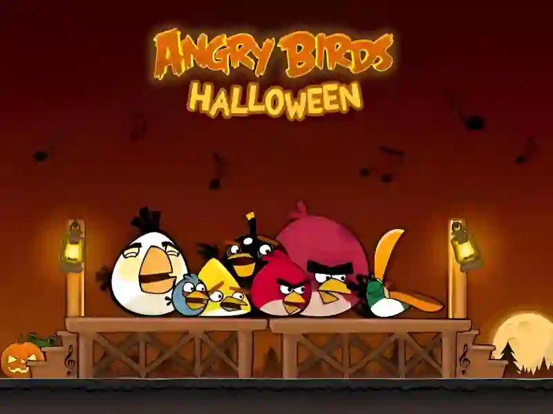 Leikur Angry birds Halloween HD á netinu