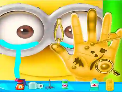 Leikur Minion hand doctor á netinu