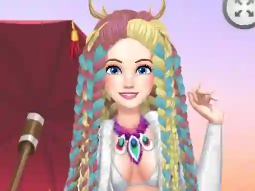 Leikur Burning Man Hairstyles á netinu