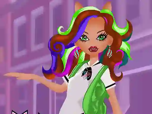 Leikur Monster High Clawdeen á netinu