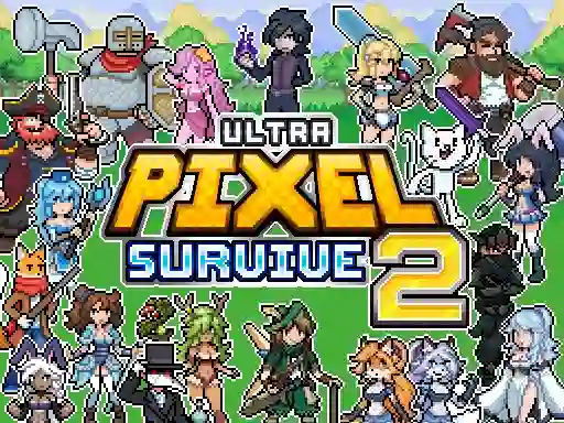 Leikur Ultra Pixel Survive 2 á netinu
