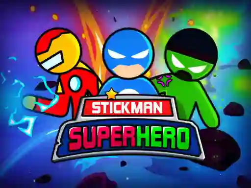 Leikur Stickman Super Hero á netinu