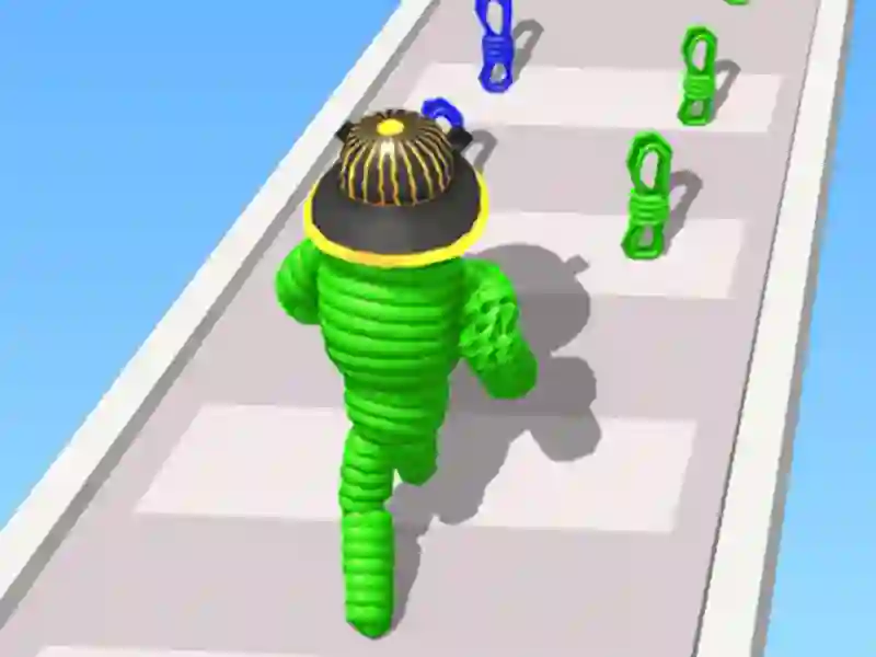 Leikur Rope-Man Run 3D á netinu