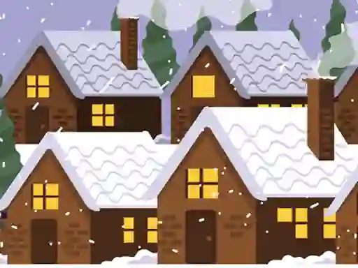 Leikur Christmas Town Difference á netinu