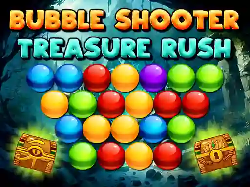 Leikur Bubble Shooter Treasure Rush á netinu