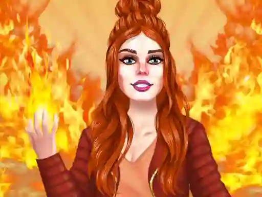 Leikur Redhaired Fairy Fantasy vs Reality á netinu