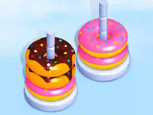 Leikur Donut Sort Fun á netinu