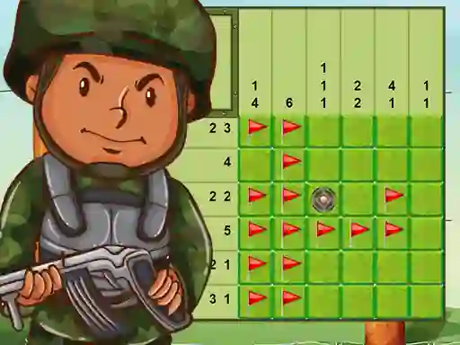 Leikur Mine War Heroic Sapper á netinu