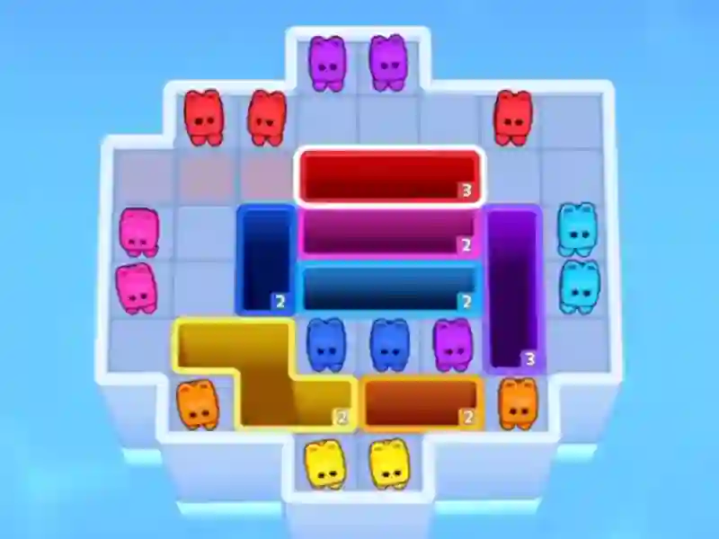 Leikur Cube Drop Puzzle á netinu