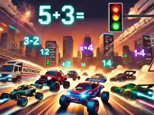 Leikur Mathematics Racing á netinu