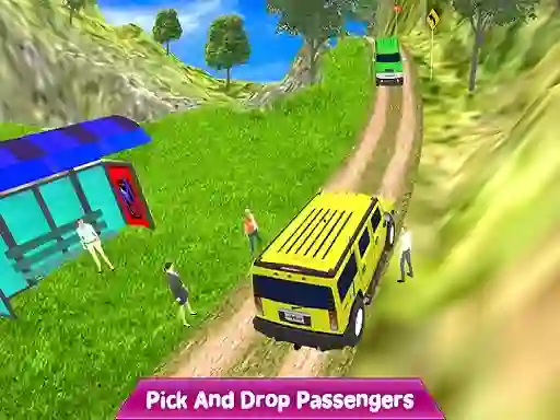 Leikur Crazy Taxi Jeep Drive á netinu