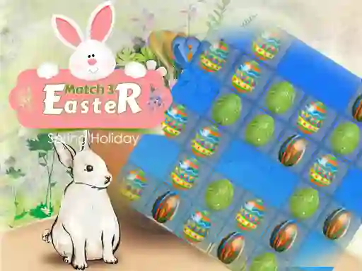 Leikur Easter Eggs Match 3 á netinu