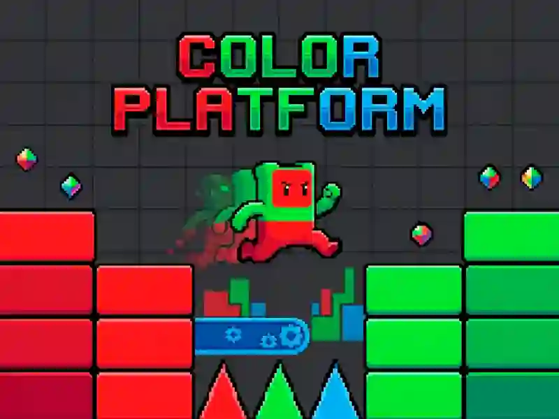 Leikur Color Platform á netinu