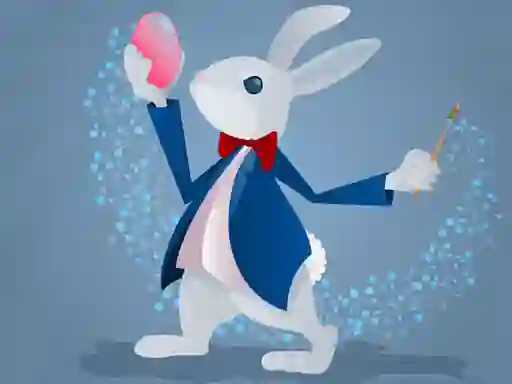 Leikur Funny Bunnies Coloring á netinu