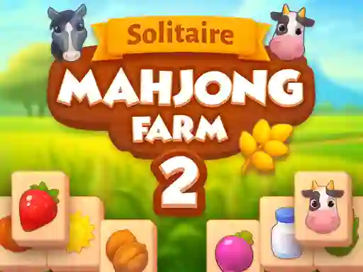 Leikur Solitaire Mahjong Farm 2 á netinu