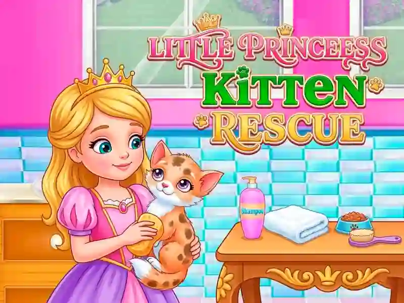 Leikur Little Princess Kitten Rescue á netinu
