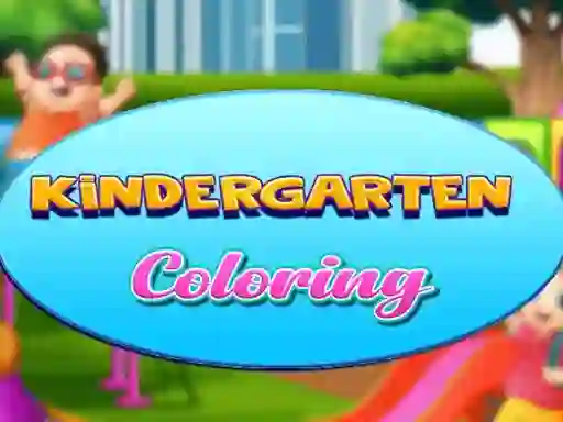 Leikur Kindergarten Coloring á netinu
