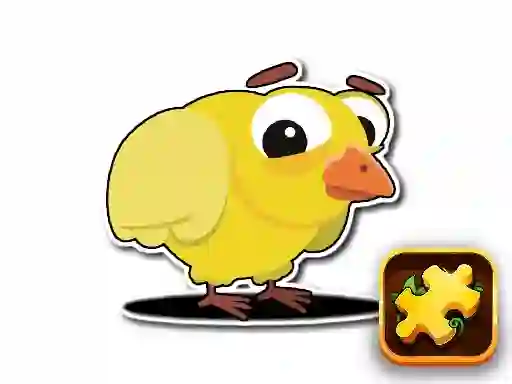 Leikur Cartoon Farm Animals Puzzle á netinu