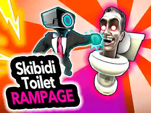 Leikur Skibidi Toilet Rampage á netinu