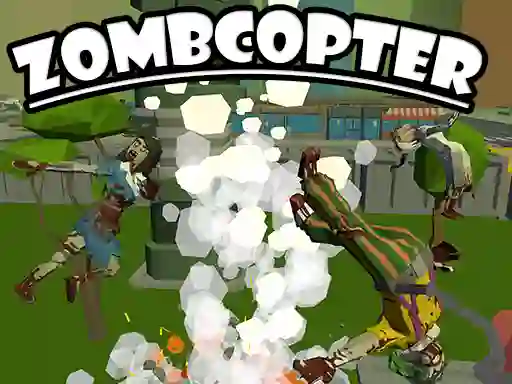 Leikur Zombcopter á netinu