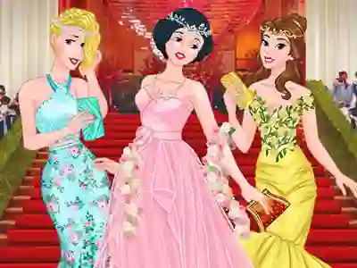 Leikur Princesses At Met Gala Ball á netinu