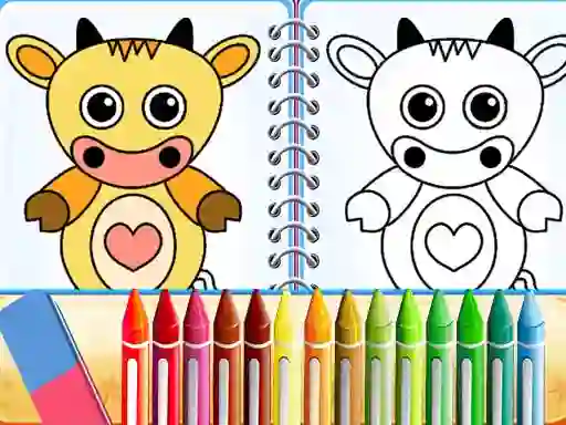 Leikur Lovely Pets Coloring Pages á netinu