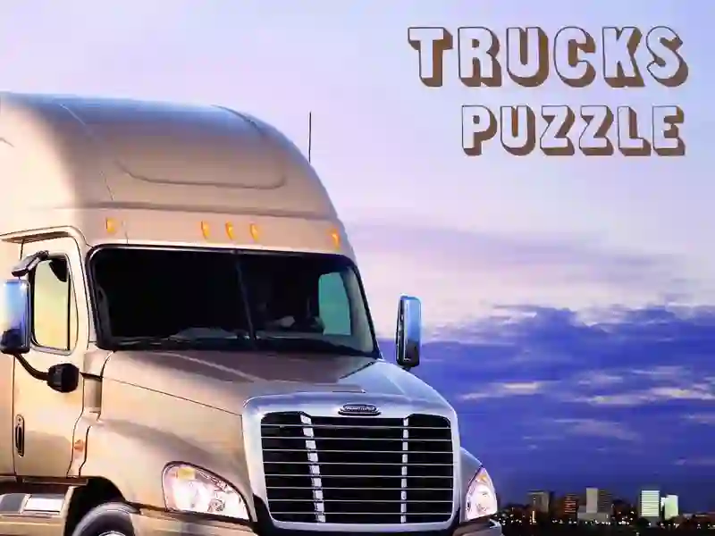 Leikur Trucks Puzzle á netinu