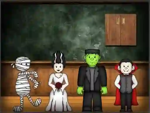 Leikur Amgel Halloween Room Escape 25 á netinu