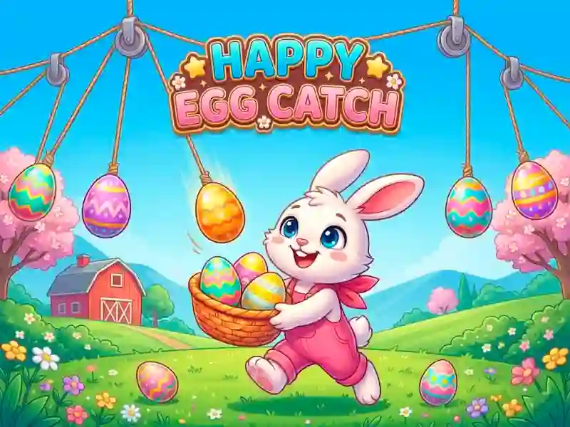 Leikur Happy Egg Catch á netinu