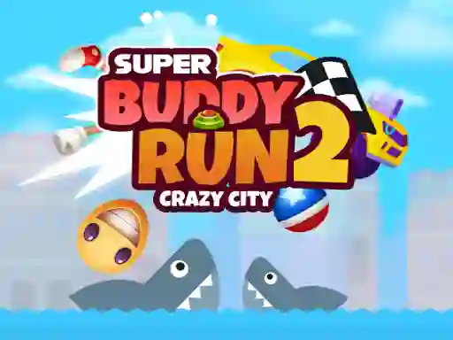 Leikur Super Buddy Run 2 Crazy City á netinu