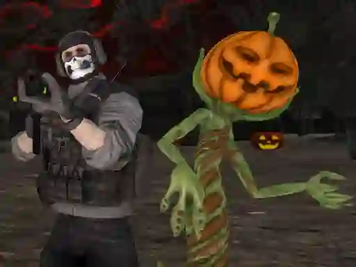 Leikur Masked Forces: Halloween Survival á netinu
