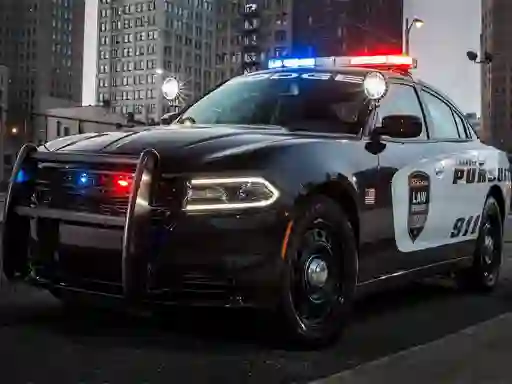 Leikur Police Cars Slide á netinu