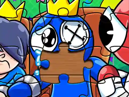 Leikur Rainbow Friends Puzzle á netinu